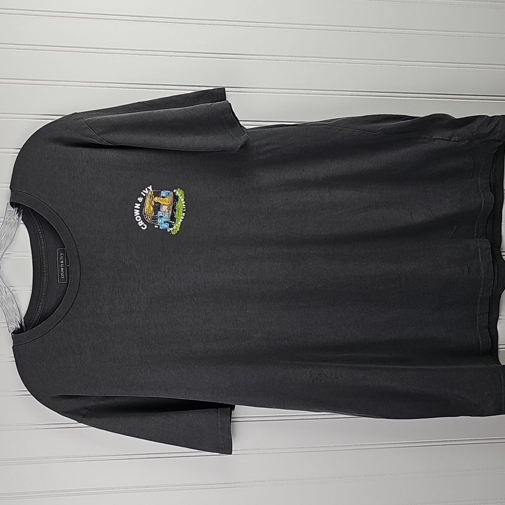 Crown & Ivy Graphic T-Shirt Southern Life Sz L